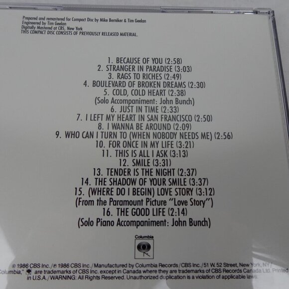 Lot Of 4 Music Cds Mixed Bundle Easy Listening Streisand Bennett Neil Diamond - Picture 11 of 16